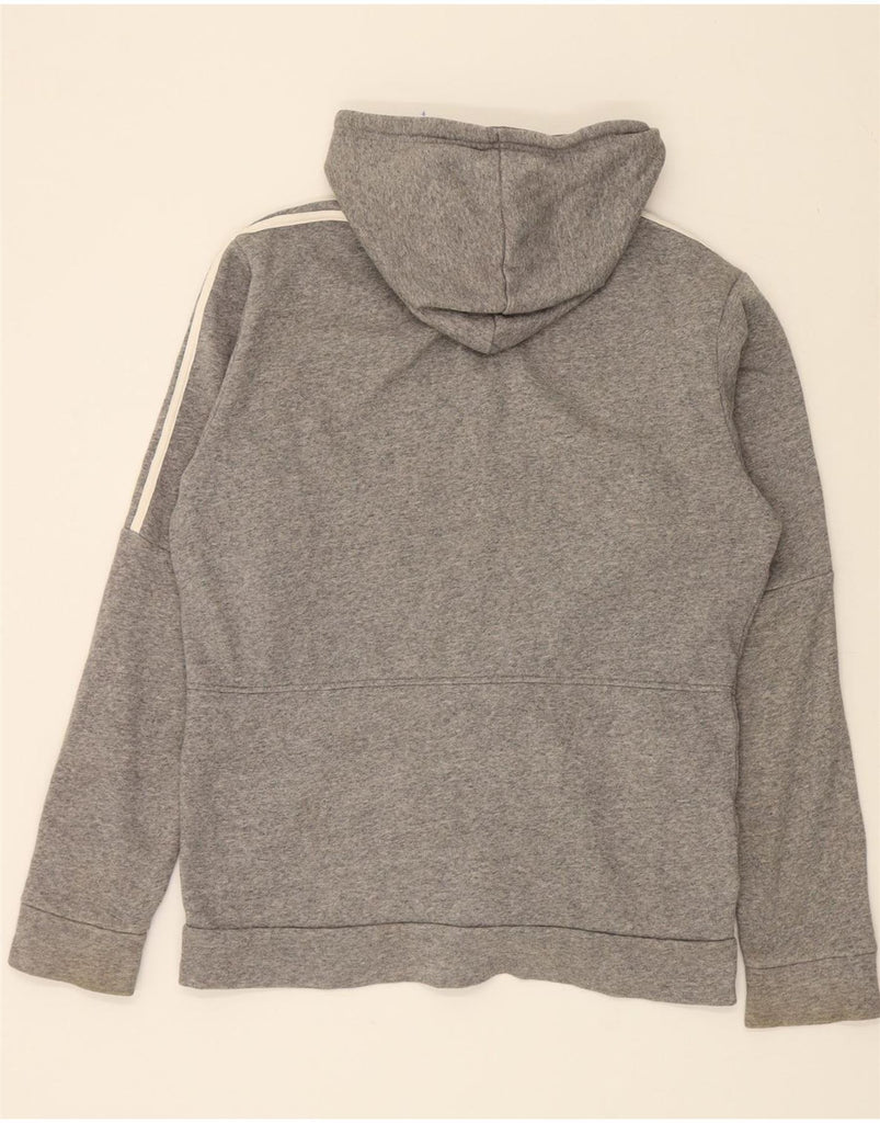 ADIDAS Mens Zip Hoodie Sweater Medium Grey Cotton Vintage Adidas and Second-Hand Adidas from Messina Hembry 
