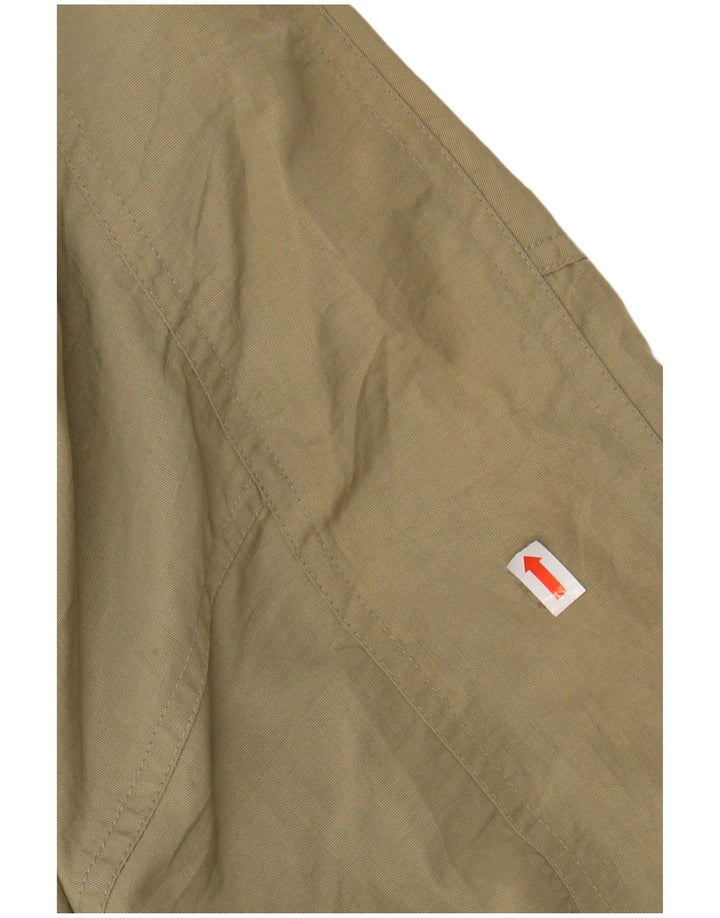 DIADORA Mens Rain Jacket UK 38 Medium Khaki Polyamide