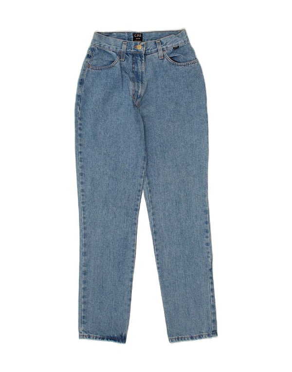 VINTAGE Womens Tapered Jeans IT 44 Medium W28 L31 Blue Cotton