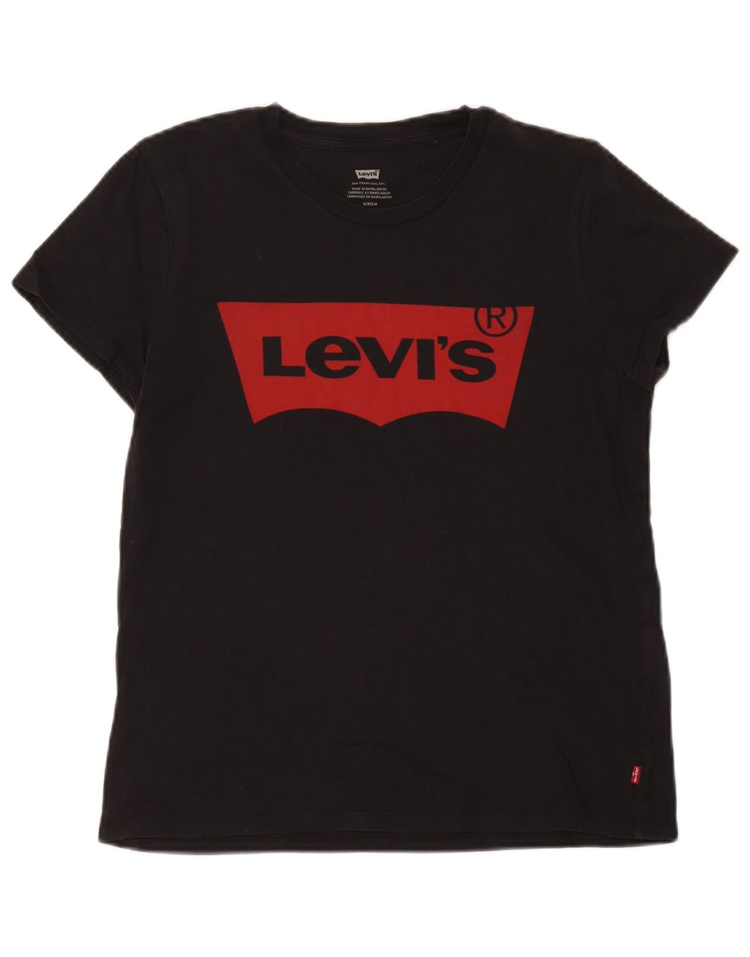 Levi's Mens Graphic T-Shirt Top Small Black