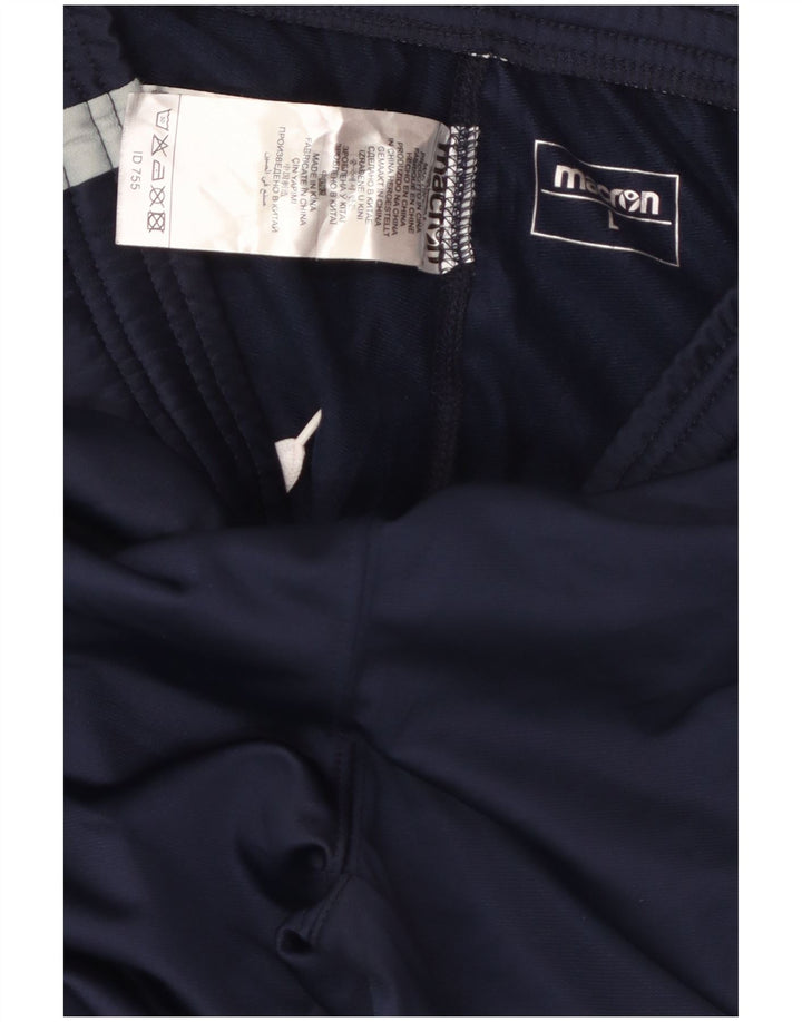 Macron Mens Tracksuit Trousers Joggers Large  Navy Blue Polyester