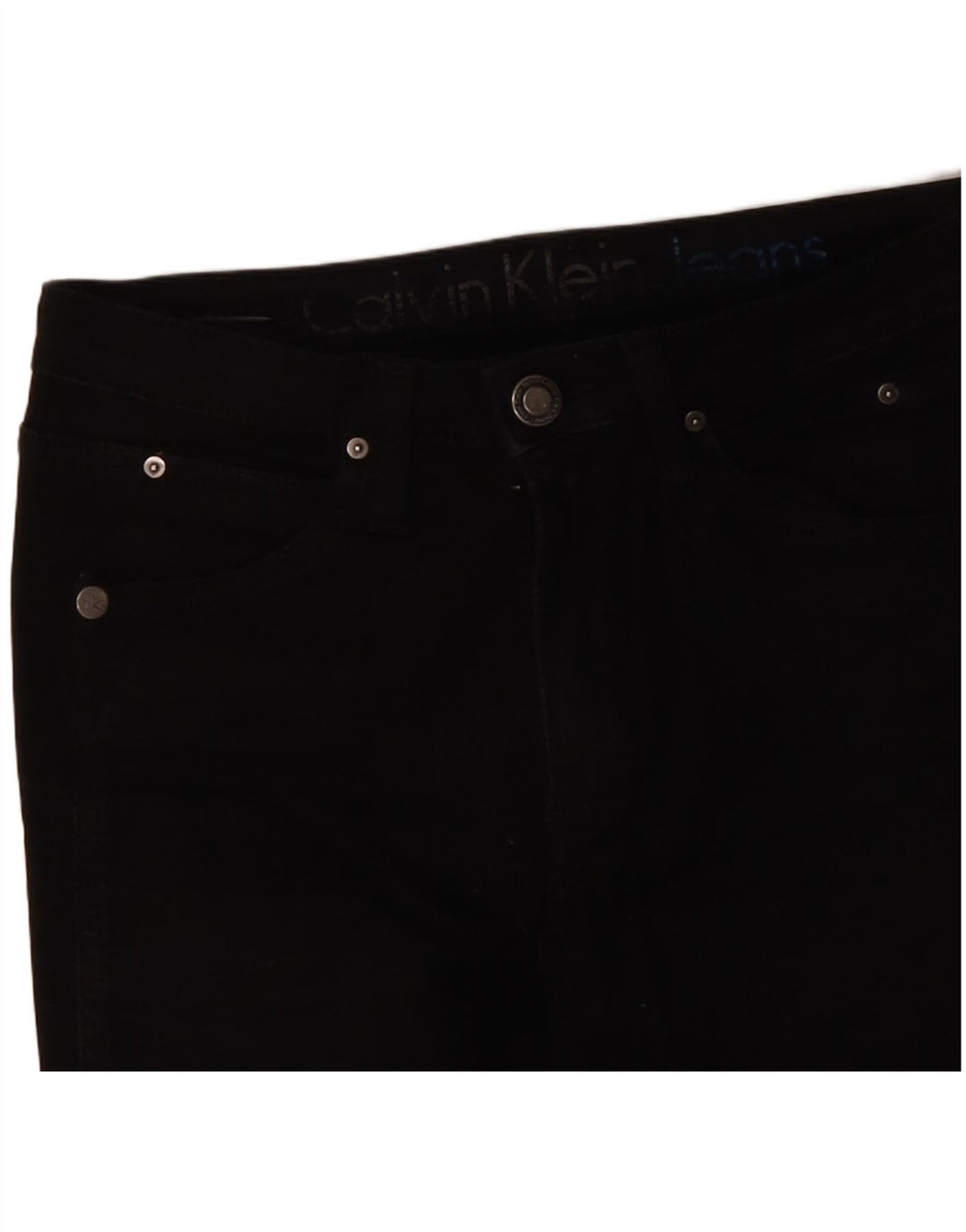 CALVIN KLEIN Womens Skinny Jeans W26 L30 Black