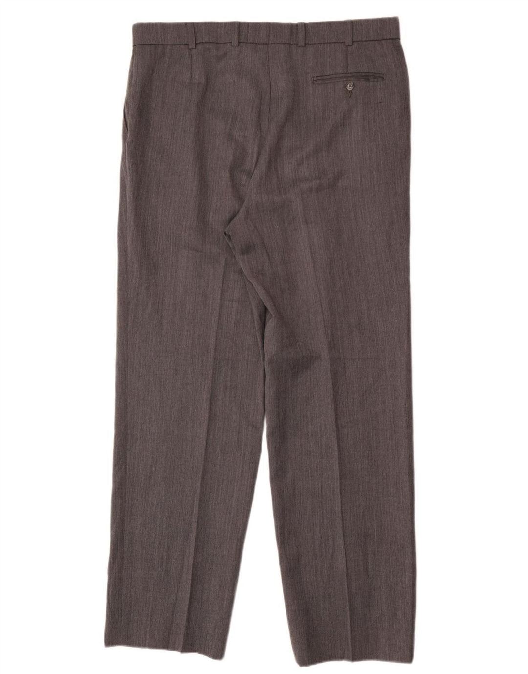 Marks & Spencer Mens St. Michael Straight Suit Trousers W38 L33 Grey