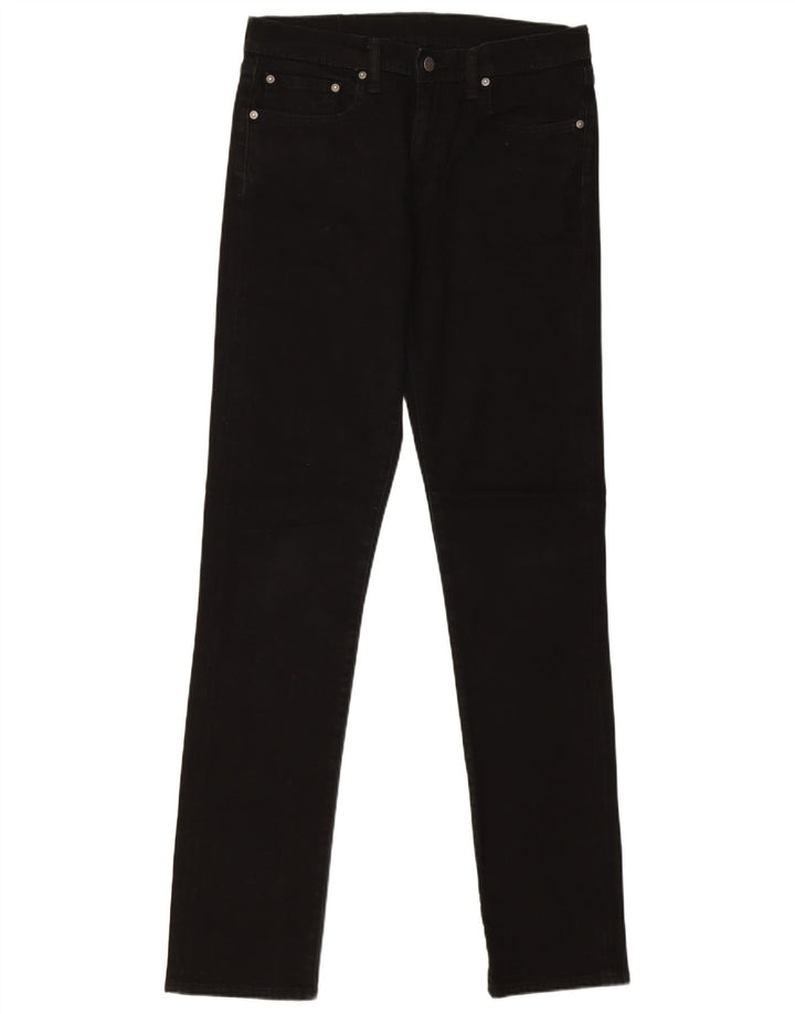 Levi's Mens 511 Slim Jeans W32 L36 Black Cotton