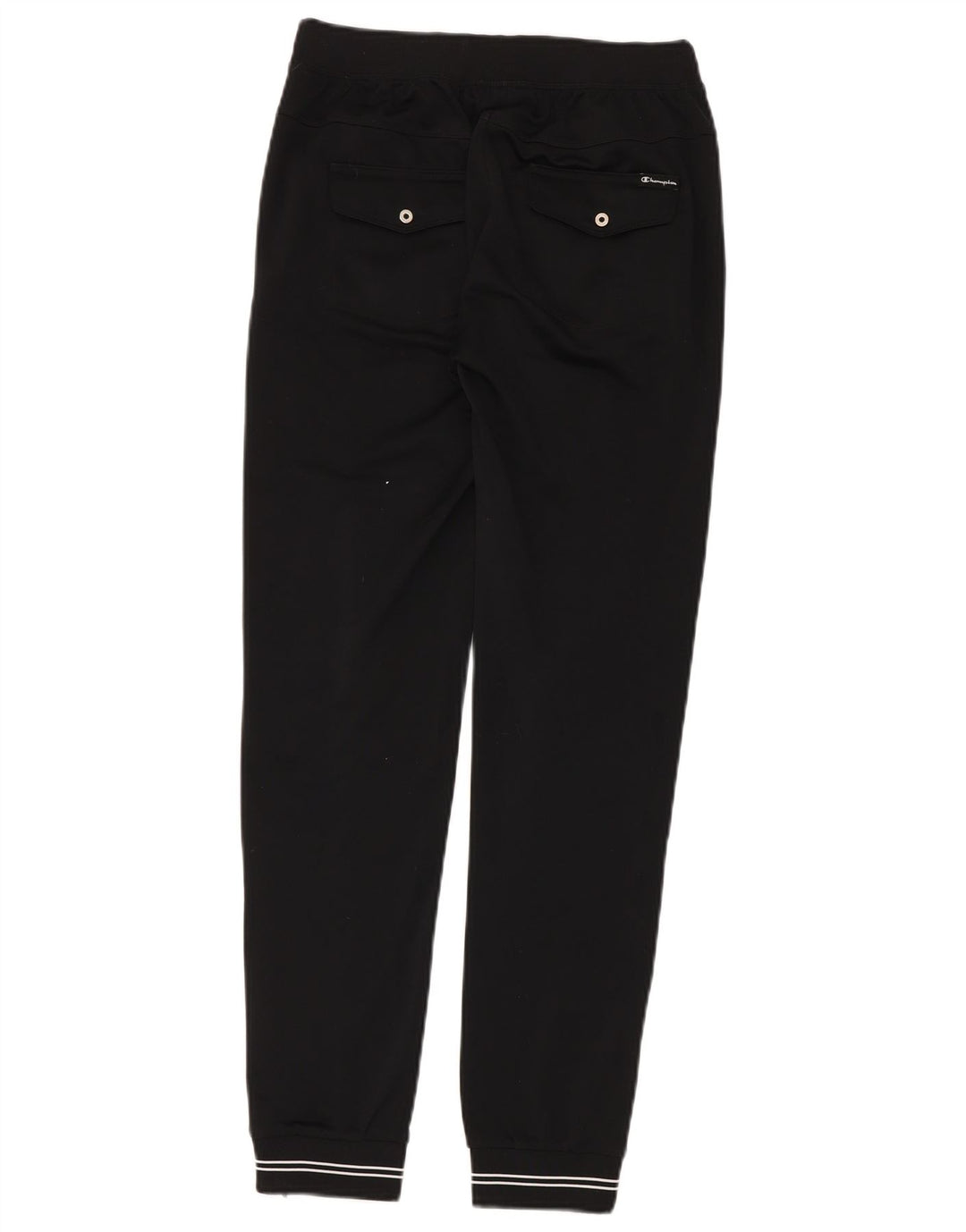 Champion Womens Tracksuit Trousers Joggers UK 10 Small  Black Polyester