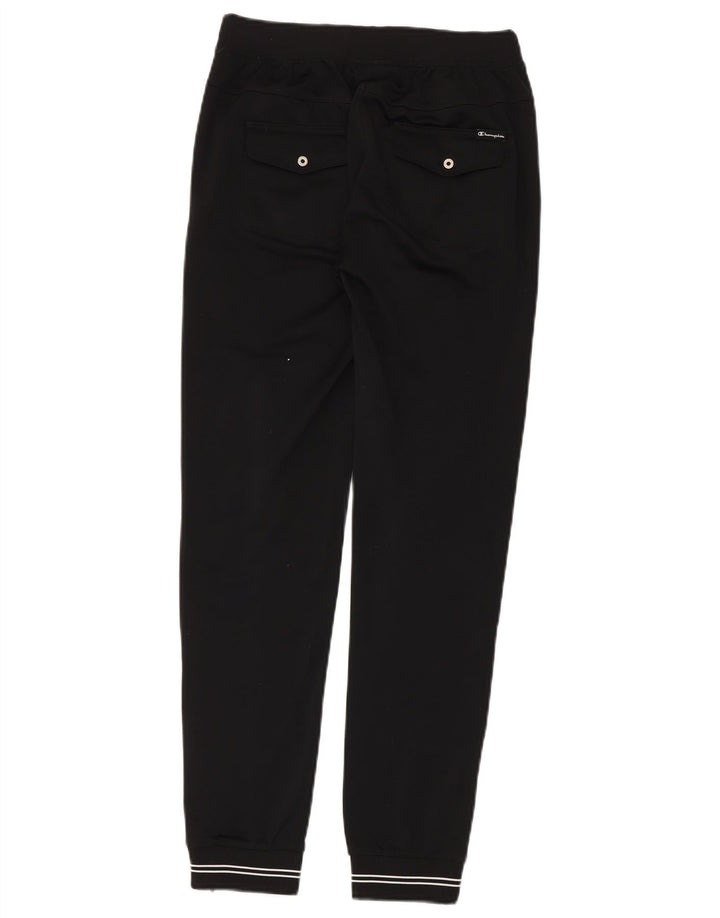 Champion Womens Tracksuit Trousers Joggers UK 10 Small  Black Polyester