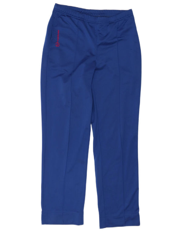 Sergio Tacchini Mens Tracksuit Trousers IT 46 Small Blue Polyester