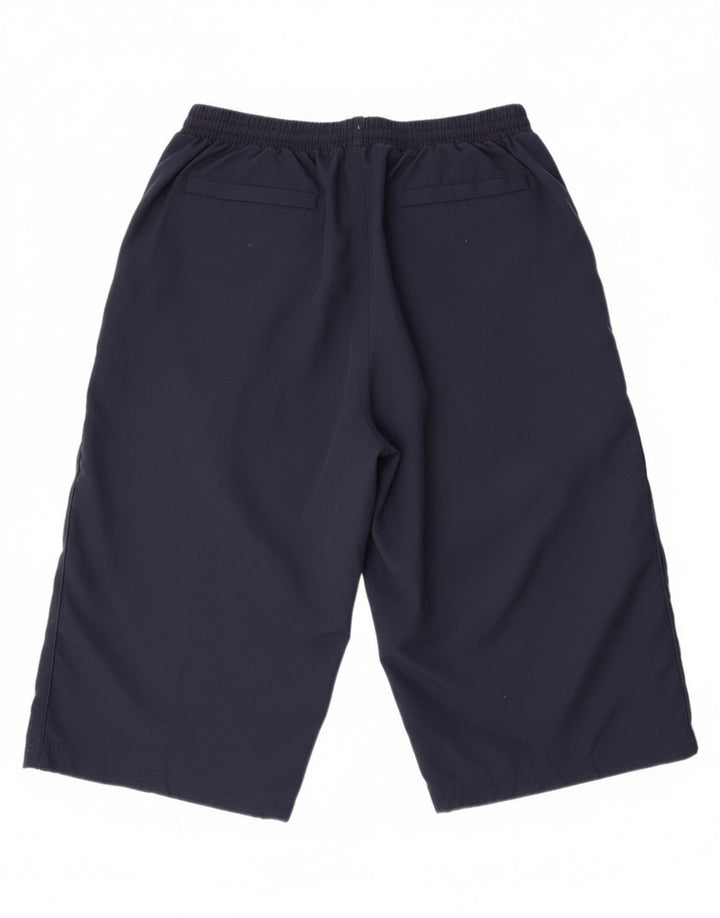 Umbro Mens Bermuda Sport Shorts XL  Navy Blue Polyester