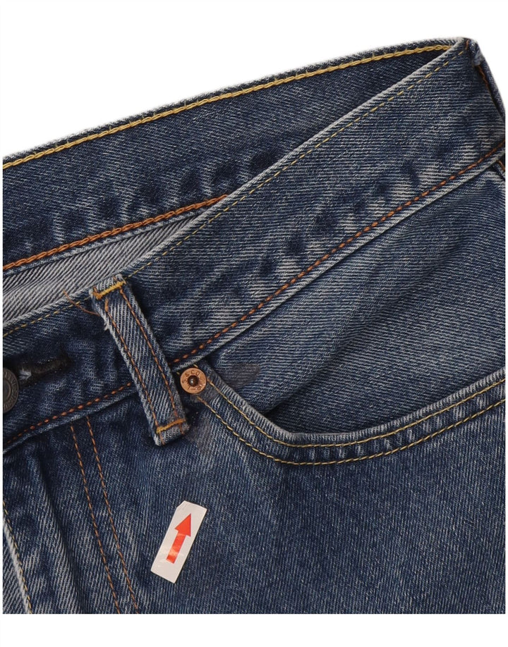 Levi's Mens 751 Cropped Straight Jeans W32 L24 Blue Cotton