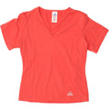 ADIDAS Womens T-Shirt Top UK 12 Medium Red | Vintage Adidas | Thrift | Second-Hand Adidas | Used Clothing | Messina Hembry 