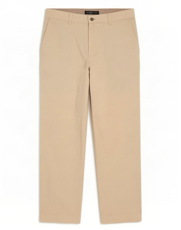 Dockers Mens Khakis Straight Chino Trousers W32 L28 Off White Cotton