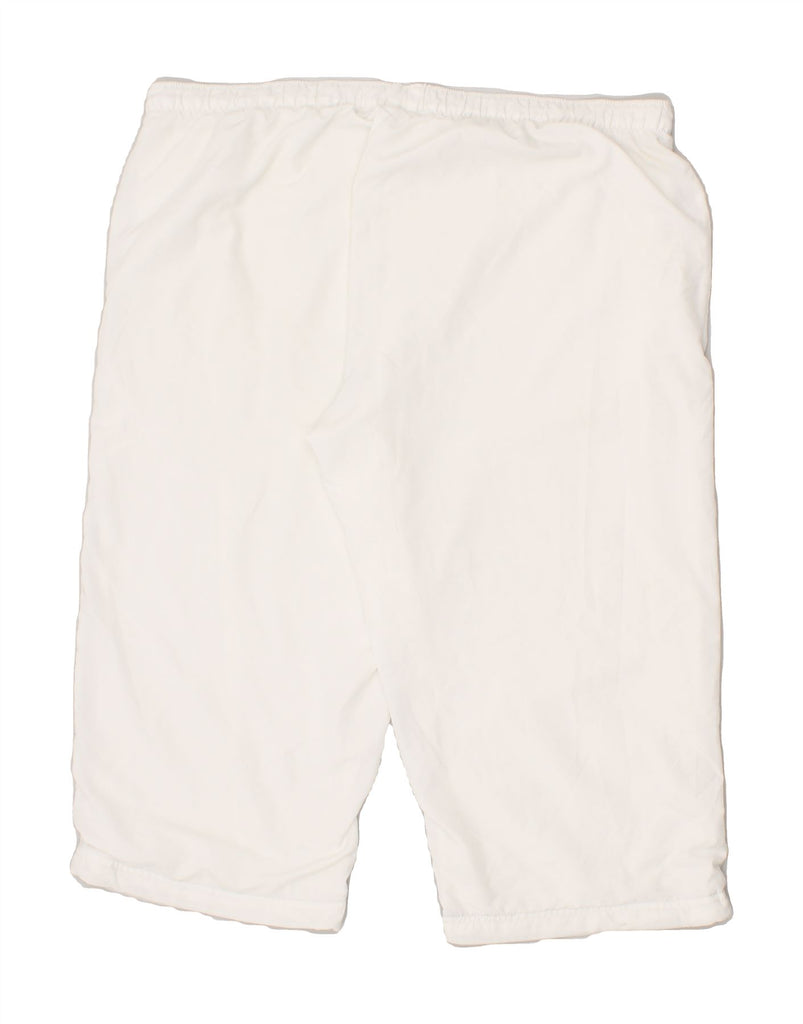 PUMA Womens Bermuda Sport Shorts UK 18 XL White | Vintage Puma | Thrift | Second-Hand Puma | Used Clothing | Messina Hembry 