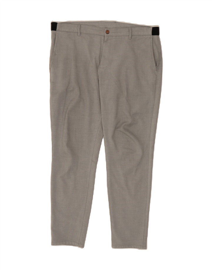 ZARA Mens Slim Chino Trousers XL W38 L28 Grey Vintage Zara and Second-Hand Zara from Messina Hembry 