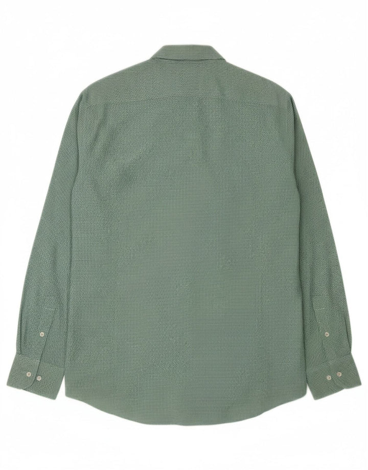 KAPPA Mens Shirt 2XL Green Gingham Cotton