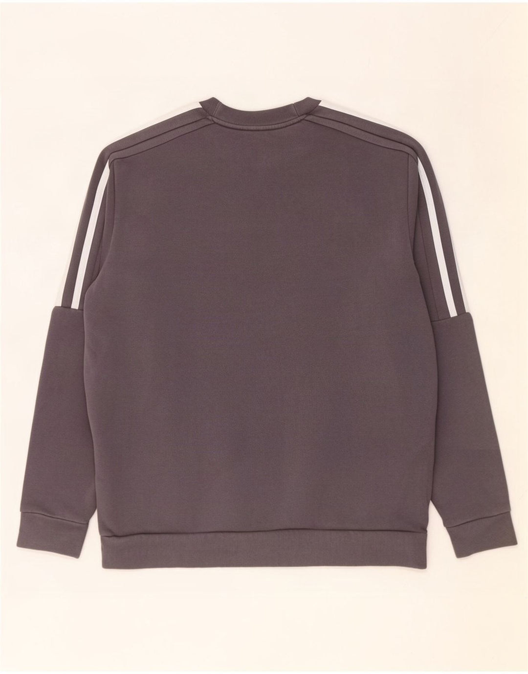 Adidas Mens Sweatshirt Jumper Large Grey Cotton