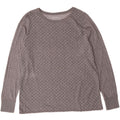Eddie Bauer Womens Top Long Sleeve UK 20 2XL Grey Geometric Cotton