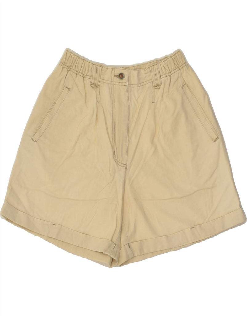 COSMOS Womens Chino Shorts EU 42 Large W32 Beige Cotton Vintage Cosmos and Second-Hand Cosmos from Messina Hembry 