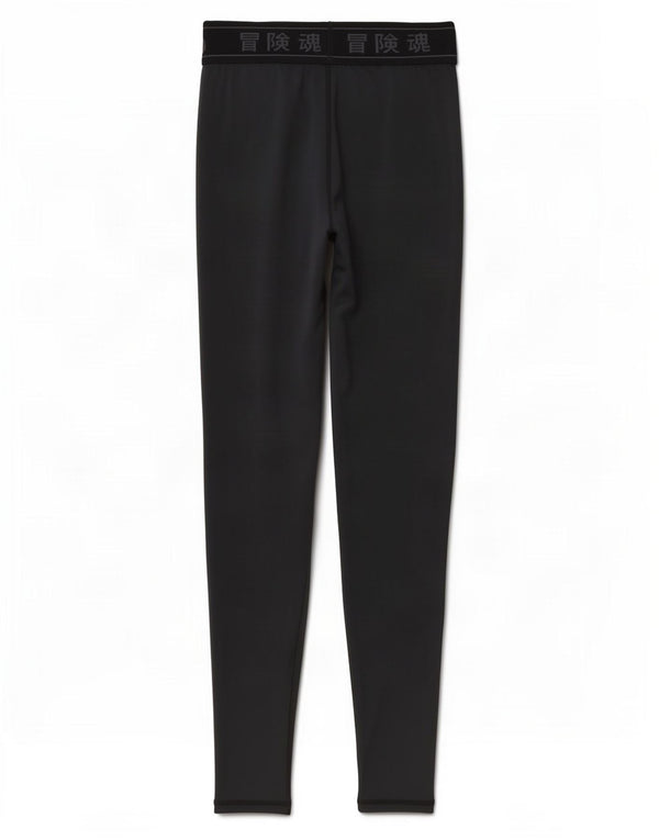 Superdry Womens Graphic Leggings UK 8 Small Black Polyester