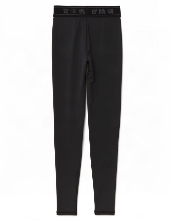 Superdry Womens Graphic Leggings UK 8 Small Black Polyester