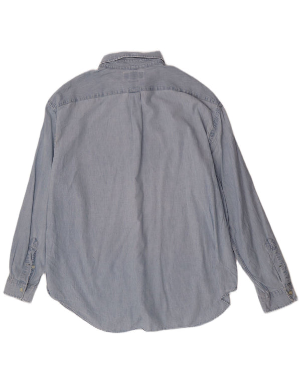 Ralph Lauren Mens Classic Fit Shirt 3XL Blue Cotton