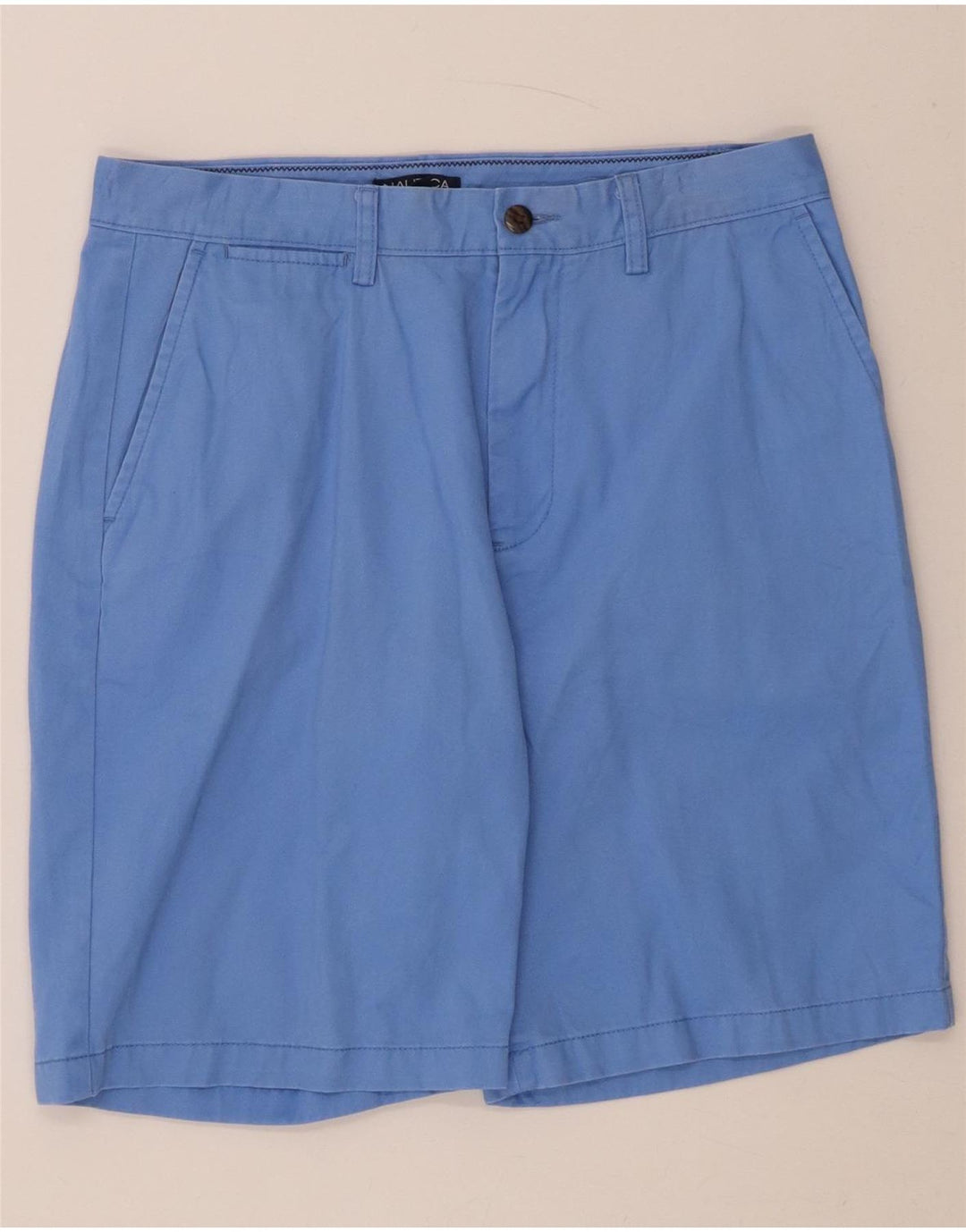 NAUTICA Mens Chino Shorts W32 Medium Blue Cotton Vintage Nautica and Second-Hand Nautica from Messina Hembry 