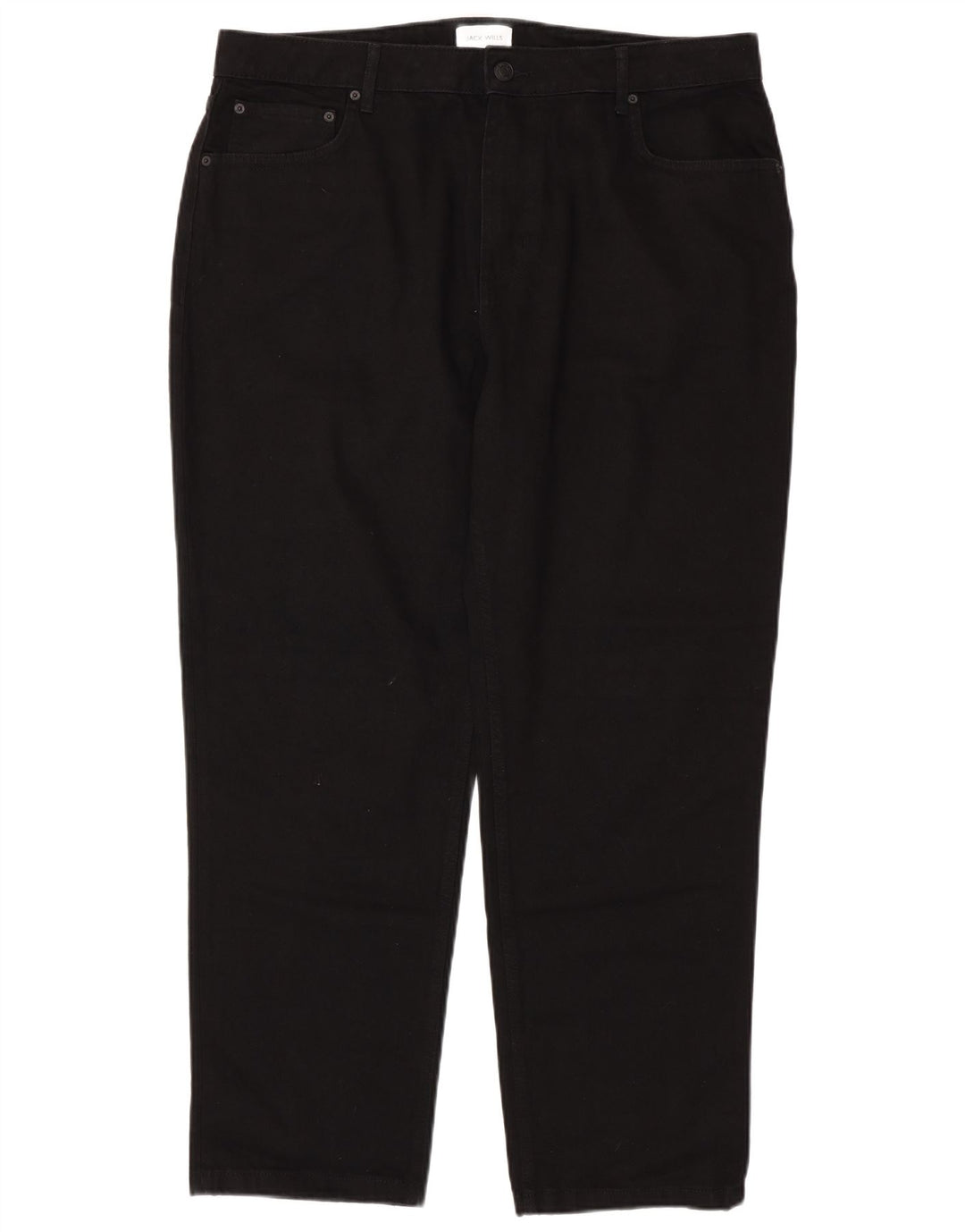 Jack Wills Mens Tapered Jeans W38 L32 Black Cotton