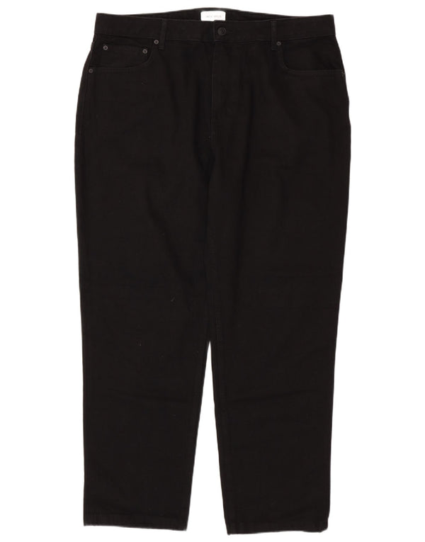 Jack Wills Mens Tapered Jeans W38 L32 Black Cotton