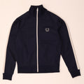 Fred Perry Boys Tracksuit Top Jacket 11-12 Years Medium Navy Blue