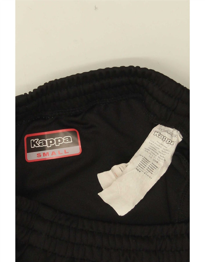 Kappa Mens Graphic Tracksuit Trousers Small  Black Polyester