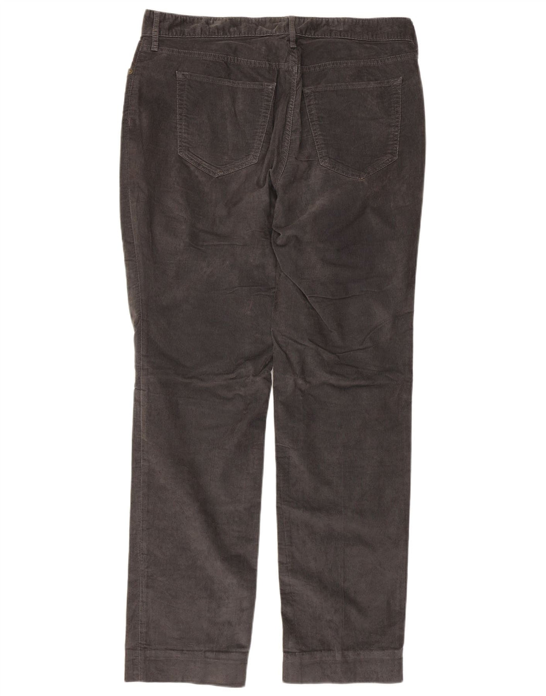 Eddie Bauer Womens Corduroy Trousers US 12 Large W36 L32 Grey Cotton