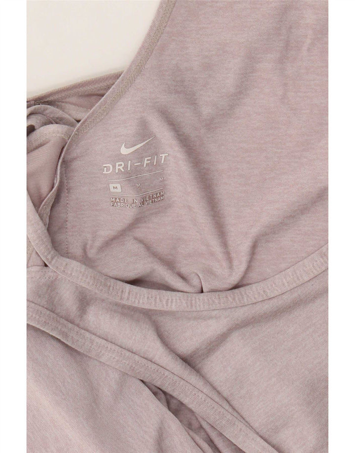 Nike Womens Dri Fit Vest Top UK 12 Medium Pink