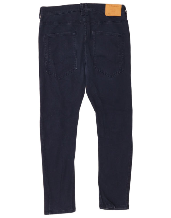 Jack & Jones Mens Slim Jeans W32 L27 Navy Blue