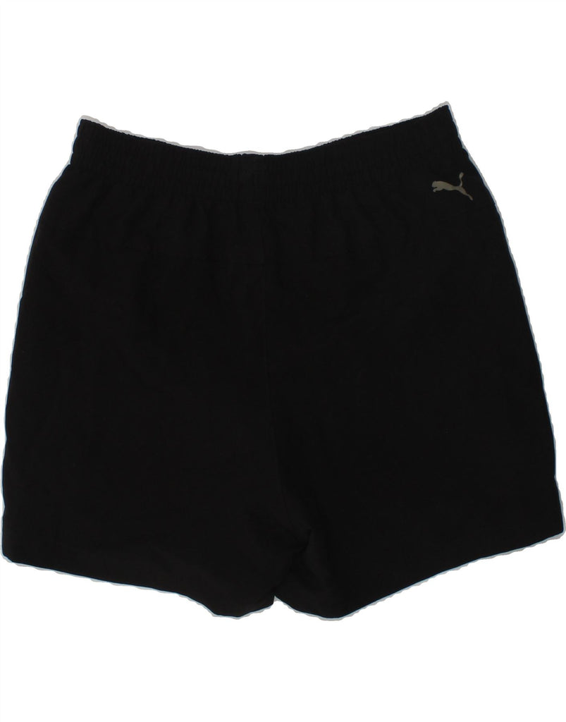 PUMA Boys Sport Shorts 9-10 Years Black Polyester | Vintage Puma | Thrift | Second-Hand Puma | Used Clothing | Messina Hembry 