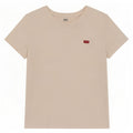 Levi's Womens T-Shirt Top UK 12 Medium White Cotton