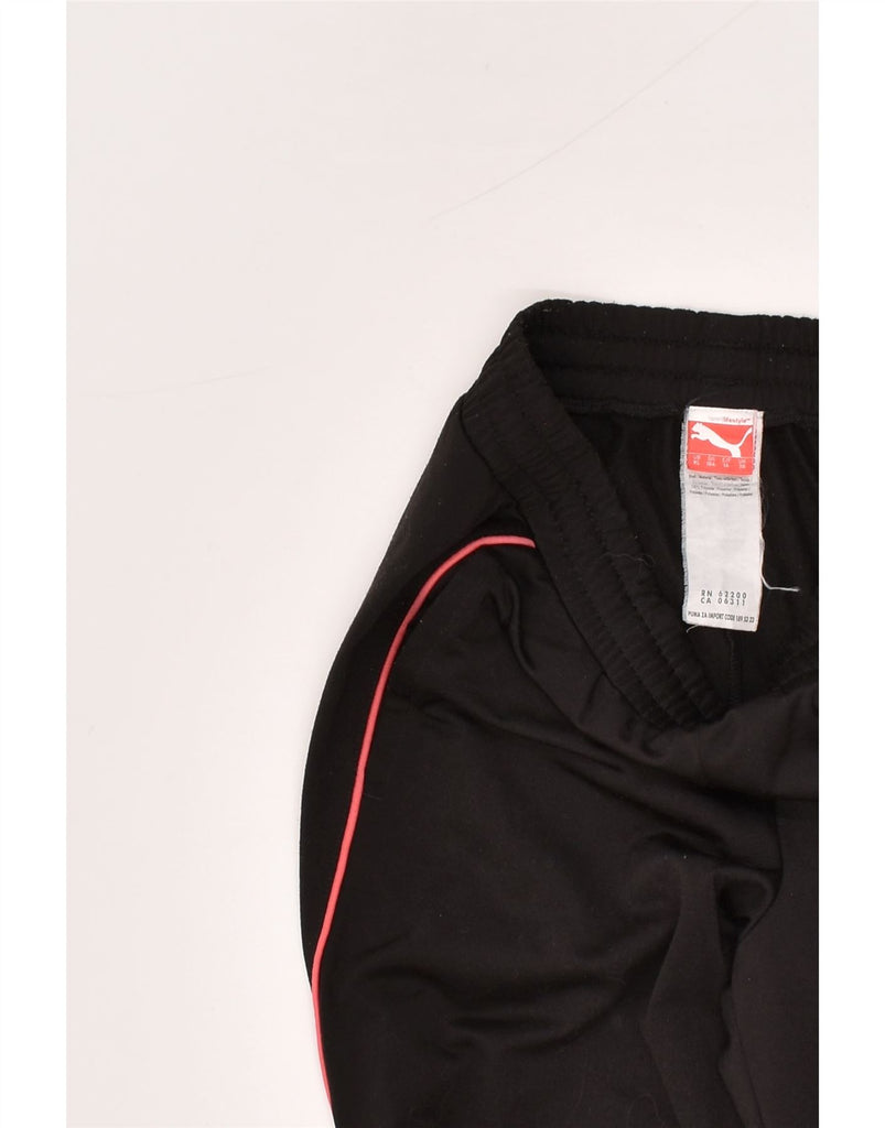 PUMA Girls Tracksuit Trousers 13-14 Years XL Black Polyester | Vintage Puma | Thrift | Second-Hand Puma | Used Clothing | Messina Hembry 