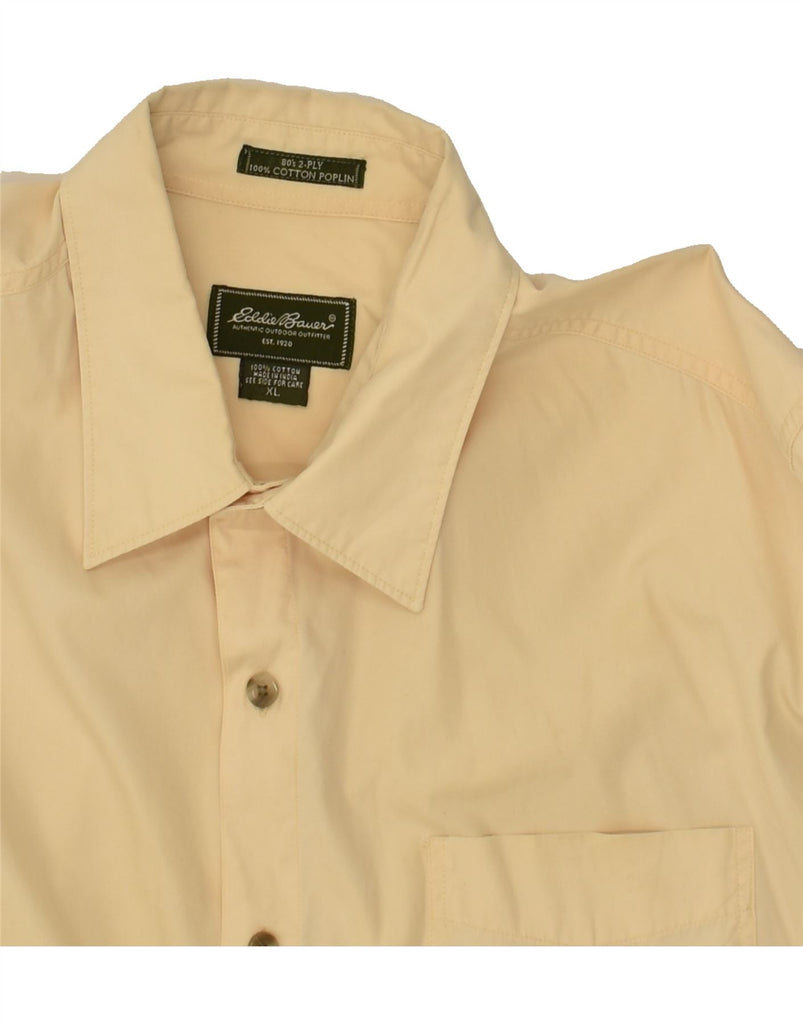 EDDIE BAUER Mens Shirt XL Beige Cotton Vintage Eddie Bauer and Second-Hand Eddie Bauer from Messina Hembry 