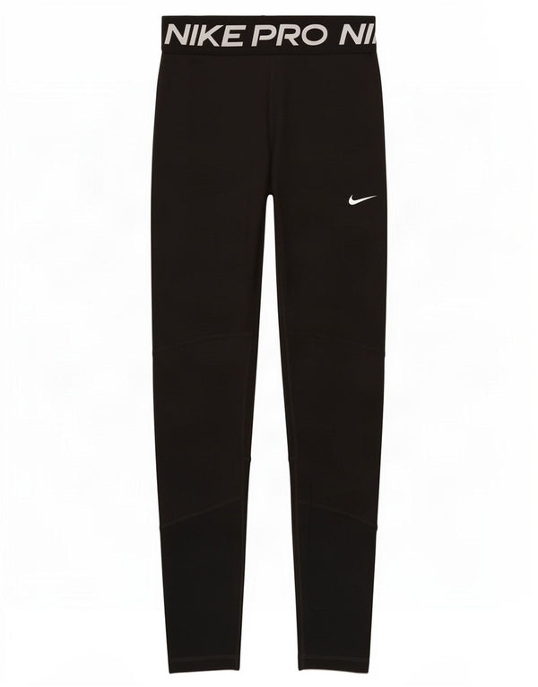 Nike Girls Graphic Leggings 13-14 Years XL Black Polyester