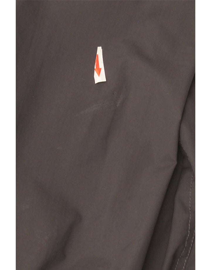 Napapijri Mens Bomber Rain Jacket UK 38 Medium Grey Polyamide
