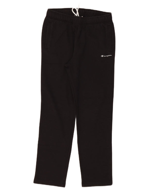 Champion Mens Tracksuit Trousers Large Black Cotton