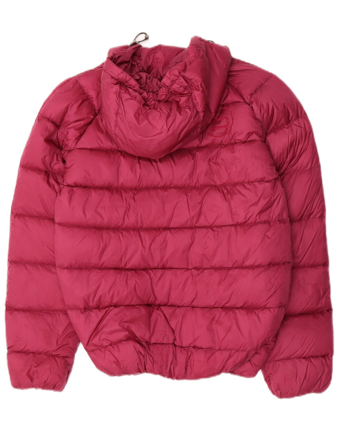 Woolrich Womens Penn-Rich Hooded Padded Jacket UK 10 Small Pink Nylon