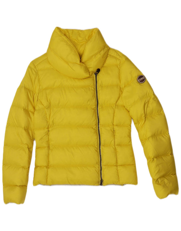 Colmar Womens Padded Jacket IT 42 Small Yellow Polyester