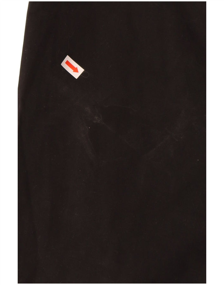 CALVIN KLEIN Mens Straight Casual Trousers W34 L30 Black Cotton