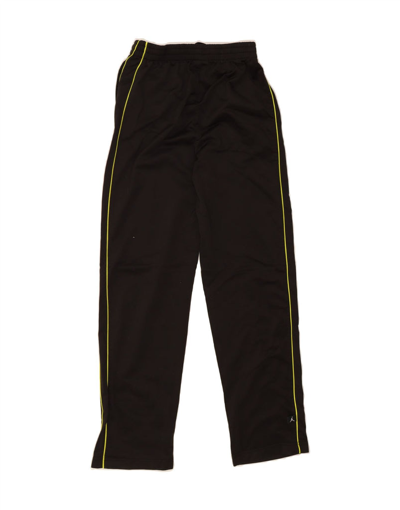 JORDAN Boys Tracksuit Trousers 12-13 Years Large Black Polyester Vintage Jordan and Second-Hand Jordan from Messina Hembry 