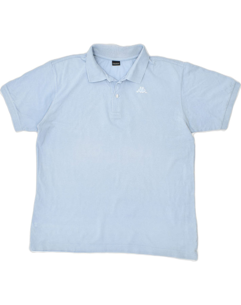 KAPPA Mens Polo Shirt XL Blue Cotton Classic | Vintage | Thrift | Second-Hand | Used Clothing | Messina Hembry 