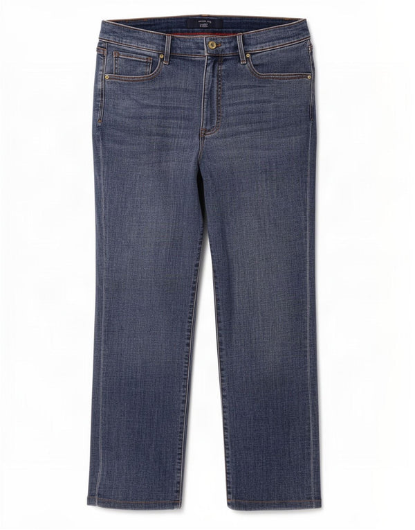 Tommy Hilfiger Womens Straight Jeans US 14 XL W34 L27 Blue Cotton