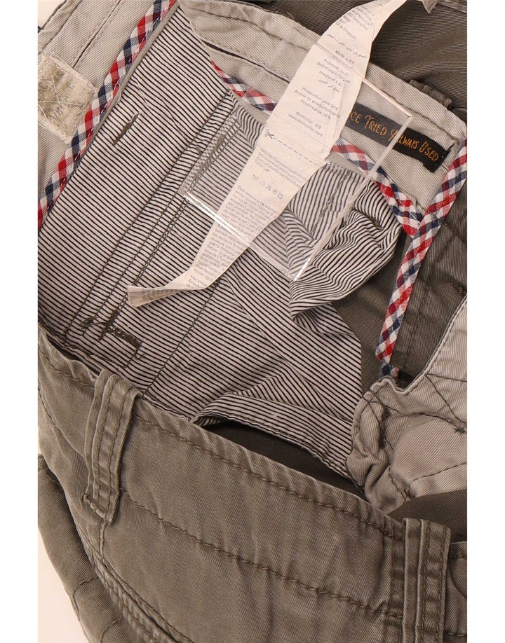 Jack & Jones Mens Joggers Cargo Trousers W33 L34 Grey Cotton