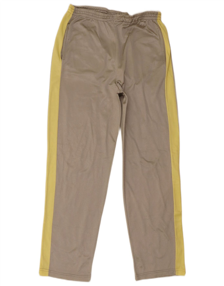 Vintage Mens Tracksuit Trousers IT 50 Large  Grey Colourblock