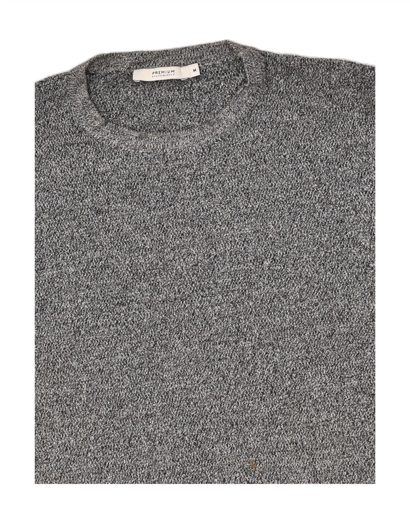 JACK & JONES Mens Crew Neck Jumper Sweater Medium Grey Flecked Cotton | Vintage Jack & Jones | Thrift | Second-Hand Jack & Jones | Used Clothing | Messina Hembry 