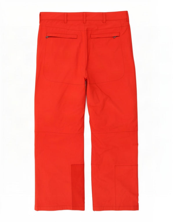 Prada Mens Ski Trousers IT 52 XL Red Polyester