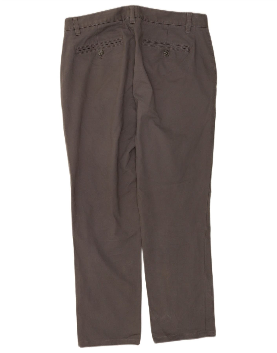 BONOBOS Mens Straight Chino Trousers W32 L28 Grey Cotton